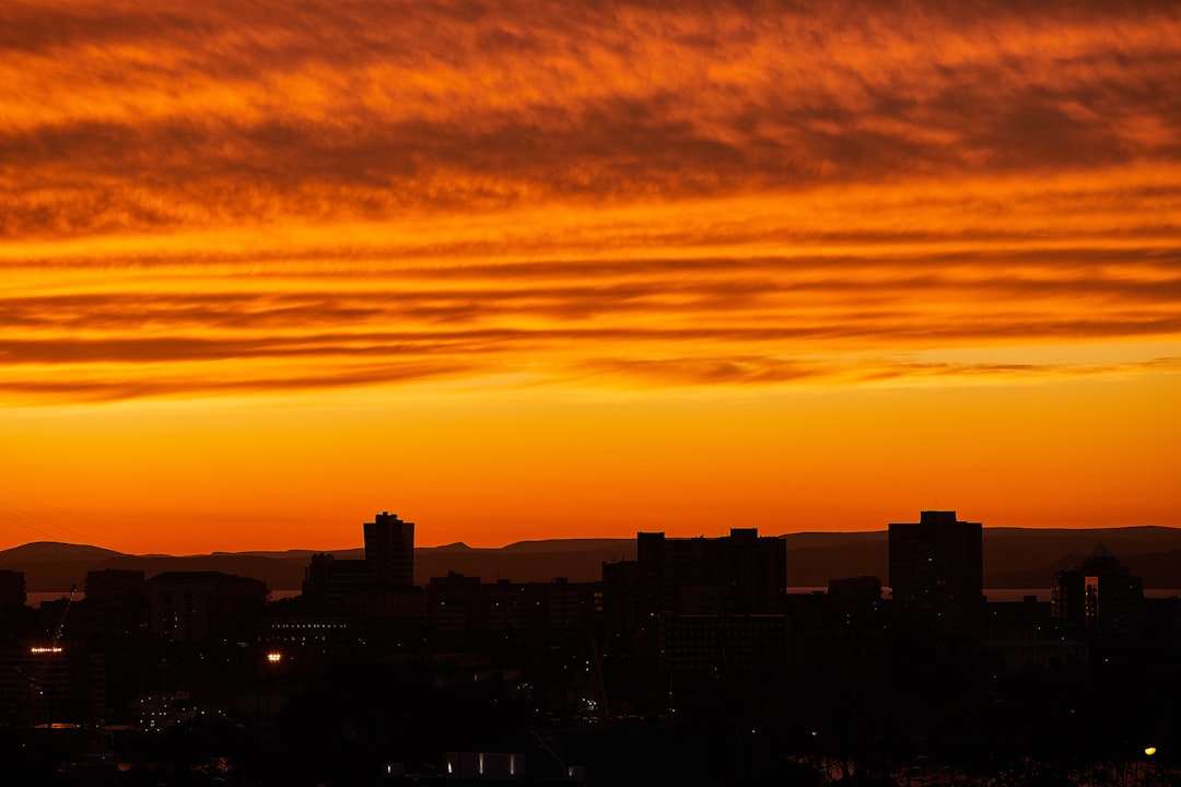 Photo Fiery silhouette