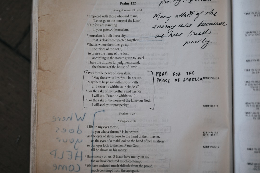 Photo Lyrics sheet