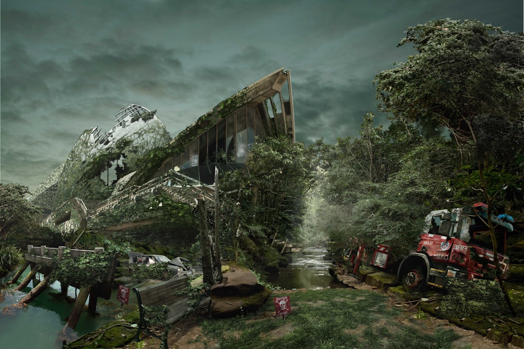 Photo Destroyed city