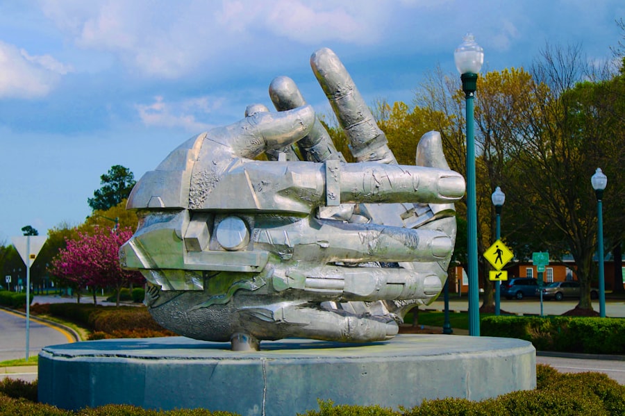 godzilla sculpture
