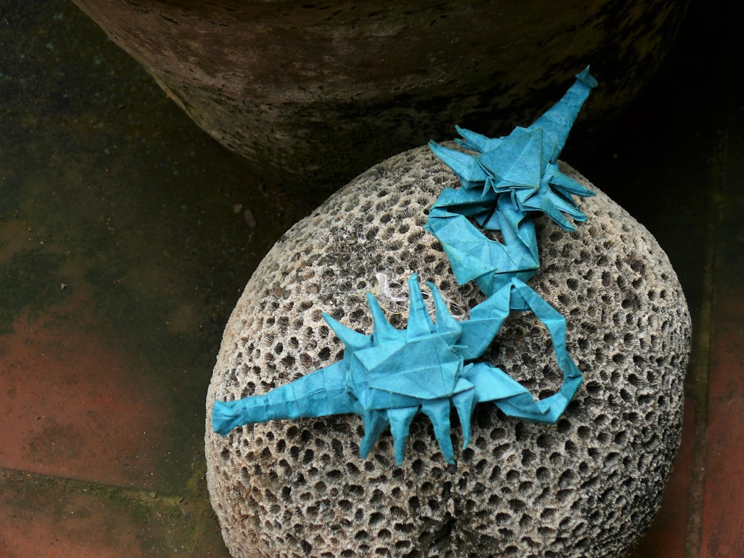Photo origami godzilla